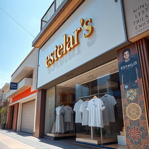 Fachada do prédio da Camiseteria Estelar em Belo Horizonte