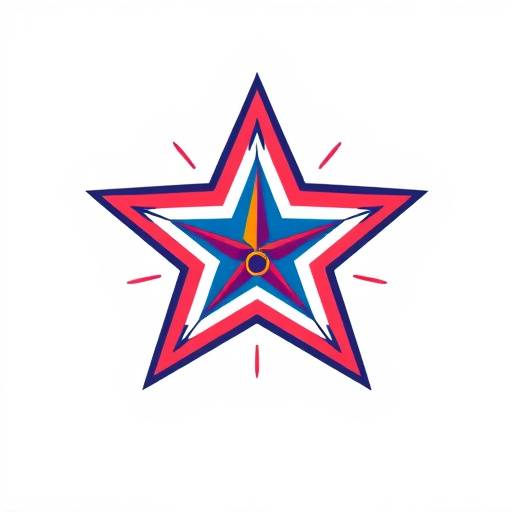 Logotipo da Camiseteria Estelar, mostrando uma estrela estilizada dentro de uma camiseta